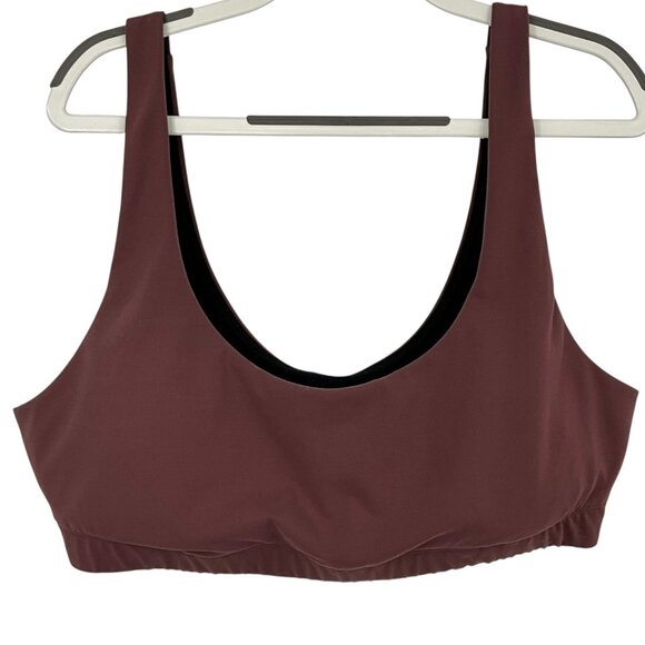 Vuori Other - Vuori Sports Daily Bra Womens Medium Red Scoop Neck Yoga Athletic Pads Included